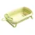Cadita bebelusi pliabila Little Mom Starfish Green, 94x50x22 cm, cu termometru display digital incorporat si Hamac moale ergonomic inclus, tavita depozitare, picioare antiderapante
