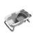 Cadita bebelusi ultrapliabila Little Mom Bear Grey, cu pernuta moale detasabila, termometru incorporat, display digital,suport cap de dus, sistem de agatare, dop pentru evacuarea apei, material Non-Toxic, 0-24 Luni