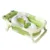 Cadita bebelusi ultrapliabila Little Mom Green Frog, cu pernuta moale detasabila, termometru display digital,suport cap de dus, dop pentru evacuarea apei, material Non-Toxic, 0-36 Luni