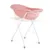 Cadita de baie 100 cm cu suport si uscator metalic Cangaroo Roz