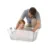 Cadita de baie Jane Oasis Pale cu pliere ultra-compacta, doua manere, 68 x 42 x 26 cm