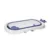 Cadita pliabila pentru bebelusi 83 cm cu dop de scurgere Royal Blue