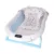 Cadita pliabila pentru bebelusi KidsCare Albastra cu suport metalic, termometru, perna reductor, jucarii, protectie cap, cana pliabila