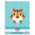 Caiet dictando cu spirala, A4, Herlitz, Cute Animals, Tigru, 80 file