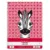 Caiet matematica cu spirala, A4, Herlitz, Cute Animals, Zebra, 80 file