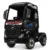 Camion electric pentru copii Mercedes ACTROS, tractiune 4×4, 180W, 12V, roti moi EVA, telecomanda, echipare Premium, negru