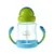 Cana anticurgere cu manere si pai silicon 210 ml blue