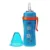 Cana anticurgere cu pai de silicon si clips de prindere 360 ml 6+ verde