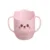 Cana antrenament cu manere pentru copii Akuku BabyMug Pink Cat,capacitate 150ml,materiale sigure fara BPA,margine tesita ce permite bautul fara a inclina capul pe spate,comptibil masina de vase