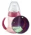 Cana cu cioc din silicon Nuk First Choice 150 ml cu toarte fluorescente, Roz