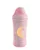 Cana cu pai din silicon KikkaBoo 220ml KikkaBoo Moony me Pink