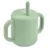 Cana de antrenament cu pai din silicon Beaba Sage Green 170 ml