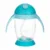 Cana de apa Bocioland cu pai si manere 300 ml 6 luni+ Blue