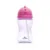 Cana sport cu pai moale si flexibil, capac de protectie rotativ, 300 ml, Pink Purple