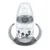 Canuta cu manere si cioc silicon cu control de temperatura Nuk First Choice Mickey Grey