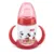 Canuta cu manere si cioc silicon cu control de temperatura Nuk First Choice Minnie Red