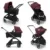 Capotina carucior Bugaboo Dragonfly dark cherry