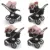 Capotina cu extensie plasa insecte Bugaboo Fox 5 Fox Cub Lynx morning pink