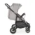Carucior 0-22 kg cu cadru din aluminiu si spatar reglabil Moni Buggy Grey