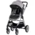 Carucior 2 in 1 pentru copii Chipolino Vista Cloud Grey, transformabil, cadru din aluminiu, sezut reversibil, maner reglabil, suspensii, husa de picioare, geanta, greutate suportata 22 kg