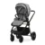 Carucior 2 in 1 pentru copii Lorelli Bianca Grey, cadru din aluminiu, suspensii, cos landou individual cu maner de transport, geanta, greutate suportata 22 kg