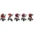 Carucior 2 in 1 reversibil S-18 Buf Boof Linen Red 0-36 luni