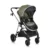 Carucior 2in1 transformabil cu husa picioare si geanta mamici Moni Kali Olive pana la 22kg
