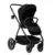 Carucior 3 in 1 Lionelo Meril, cu landou de dimensiune XL, reversibil, cu scoica auto testata ADAC, cu accesorii, pana la 22 kg, conform cu EN1888-1 EN1888-2, EN1466, negru