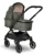 Carucior 3 in 1, Lorelli Reya, maner reversibil, pana la 22 kg, Green