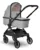 Carucior 3 in 1, Lorelli Reya, maner reversibil, pana la 22 kg, Grey