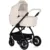 Carucior 3 in 1 pentru copii Chipolino Prestige Cashmere, reversibil, cadru din aluminiu, roti cu suspensii, greutate admisa 22 kg