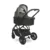 Carucior 3 in 1 pentru copii Lorelli Aria Green, cosulet auto Aria Luxe 40-87 cm inclus, cadru din aluminiu, parte sport reversibila, multiple accesorii, greutate admisa 22 kg