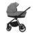 Carucior 3 in 1 pentru copii Lorelli Bianca Grey, prevazut cu sistem anti-reflux, cadru din aluminiu, suspensii, parte sport reversibila, bara de protectie detasabila, geanta, greutate admisa 22 kg