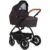 Carucior Chipolino Prestige 3 in 1 blackberry cu suspensii, cadru din aluminiu, rucsac, husa picioare, greutate admisa 22 kg