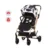 Carucior Chipolino Twister black white cu sezut rotativ