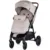 Carucior Chipolino Ultera cu husa picioare Tiramisu, suspensii, spatar reglabil, bara de protectie detasabila, suport picioare reglabil