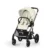 Carucior Cybex Gold Balios S Lux Seashell Beige cu cadru taupe si maner curbat