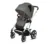 Carucior Cybex Gold TALOS S LUX Soho Grey cu cadru argintiu