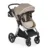 Carucior combinat 2 in 1 cu scoica auto I Size (40-87 cm) Moni Alina 2025 Seed Pearl
