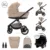 Carucior combinat 3 in 1 Lorelli Bianca Bej