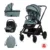 Carucior combinat 3 in 1 cu landou si scoica auto I Size (40-85 cm) Chipolino Magnum 2025 Basil