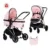 Carucior combinat Chipolino Aura 2025 Marshmallow