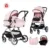 Carucior combinat Chipolino Vista 2025 Marshmallow