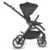 Carucior modular 2 in 1 Coccolle Serry Jet Black, Suport de picioare reglabil, Suspensie, Huse pentru picioare, Geanta, Adaptoare, Bara de protectie si maner din piele ecologica, Greutate admisa 22 kg