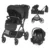 Carucior modular 3 in 1, Coccolle Lissia Anthracite si scoica auto Isize Knox Anthracite