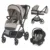 Carucior modular 3 in 1, Coccolle Lissia Butternut Beige si scoica auto Isize Knox Greystone