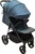 Carucior pentru copii Baby Care Pro S 508 Albastru Turquoise, Cadru aluminiu, Spatar reglabil in 3 trepte, Husa picioare, Frana picior, Pliabil