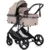 Carucior pentru copii Chipolino Amore Tiramisu 3 in 1 transformabil, cu suspensii, spatar reglabil, husa de picioare, gentuta si suport pahar