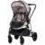 Carucior pentru copii Chipolino Aura 2 in 1 tiramisu cu suspensii, spatar reglabil, sezut reversibil, accesorii incluse, greutate maxim admisa 22 kg
