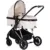 Carucior pentru copii Chipolino Aura 3 in 1 biscotta tranformabil, spatar reglabil, Suspensii, Maner reglabil, accesorii incluse
